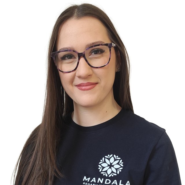 Kerekes Eszter, a Mandala Rehabilitációs Stúdió munkatársa